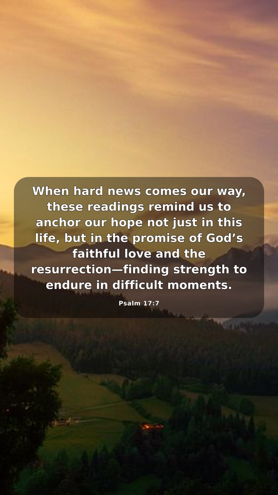Faith Today: Hope Strengthens Us All — Share 3