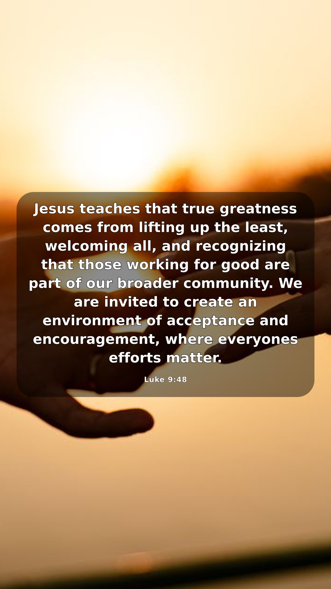 Faith Today: True Greatness is Humble Service — Share 5