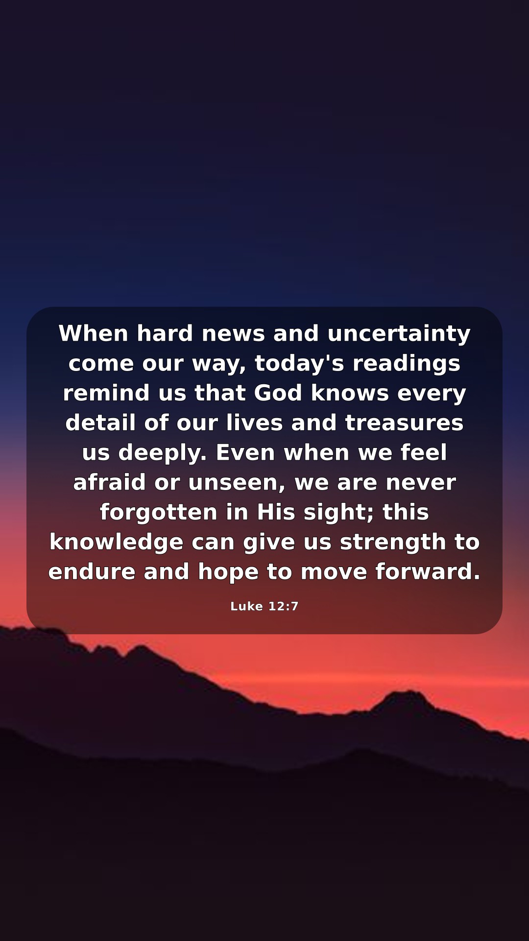 Faith Today: Trust in God's Unfailing Care — Share 3