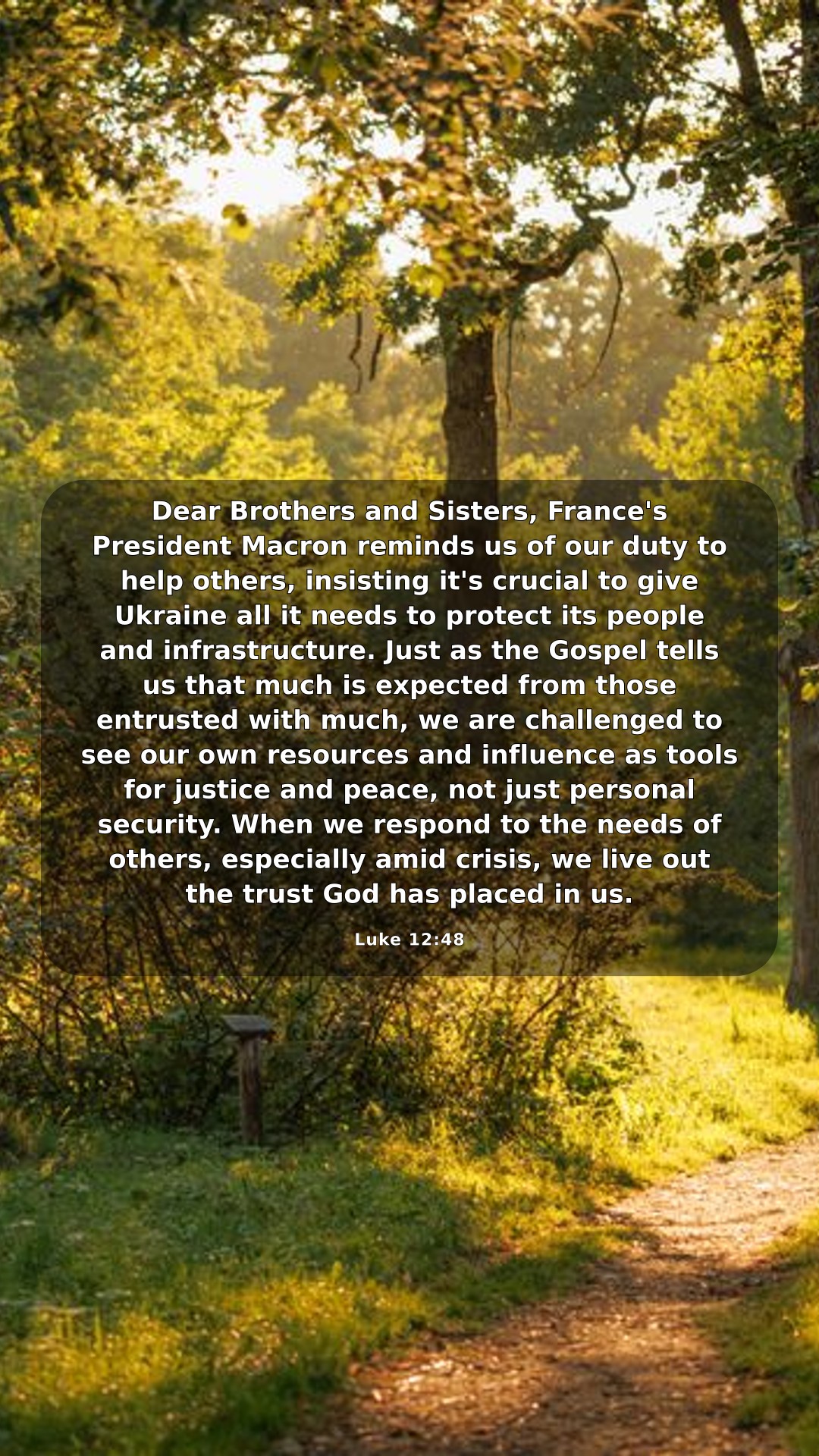 Faith Today: Responsibility in Uncertain Times — Share 2