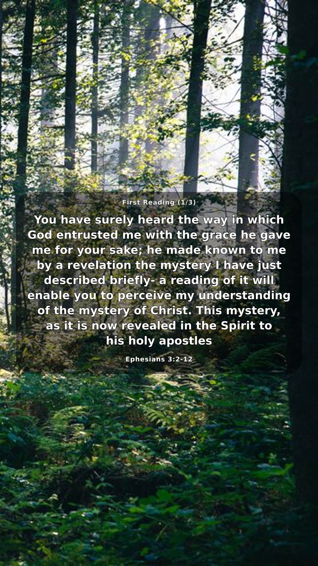 Faith Today: Responsibility in Uncertain Times — Share 1