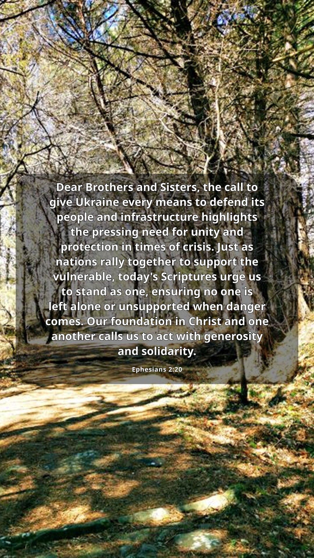 Faith Today: Standing Together on a Firm Foundation — Share 2