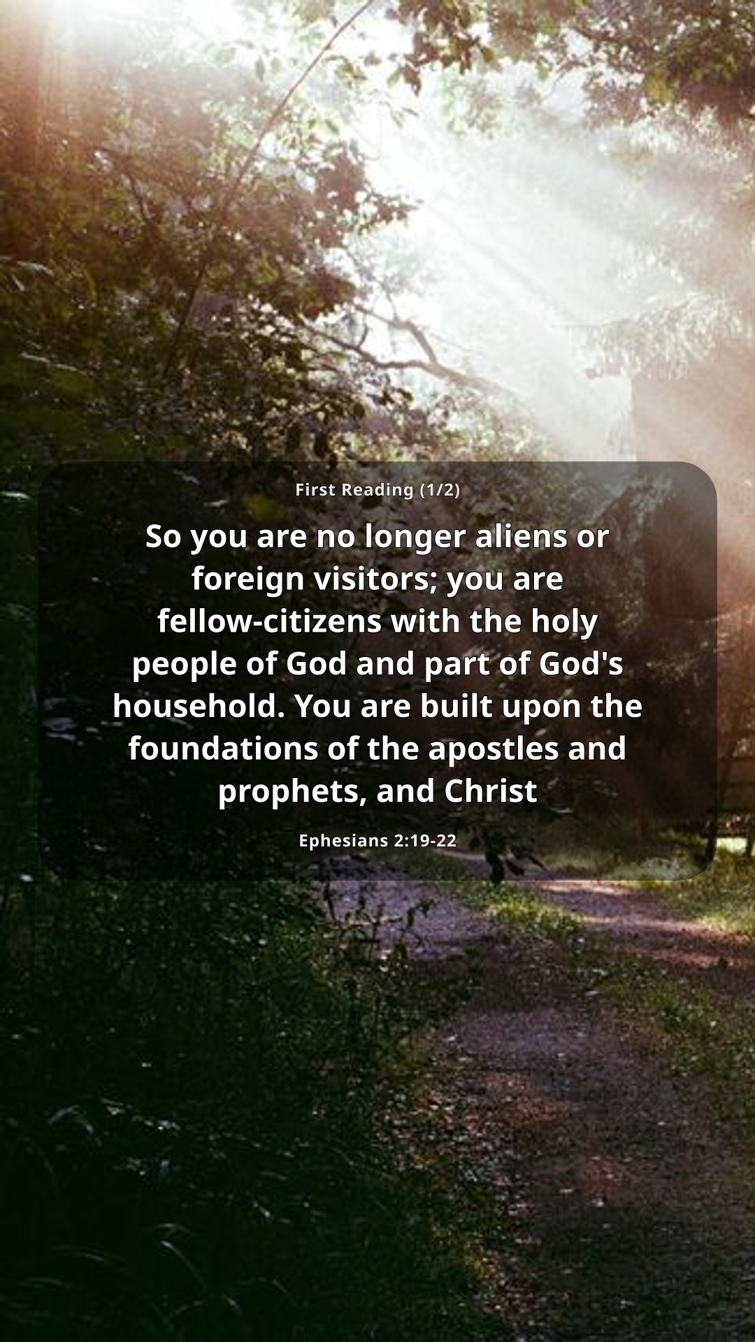 Faith Today: Standing Together on a Firm Foundation — Share 1